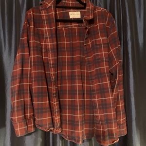 Active Plaid Flannel Shirt